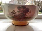 Antieke Royal Doulton schaal met landschap, Engels porselein, Ophalen of Verzenden