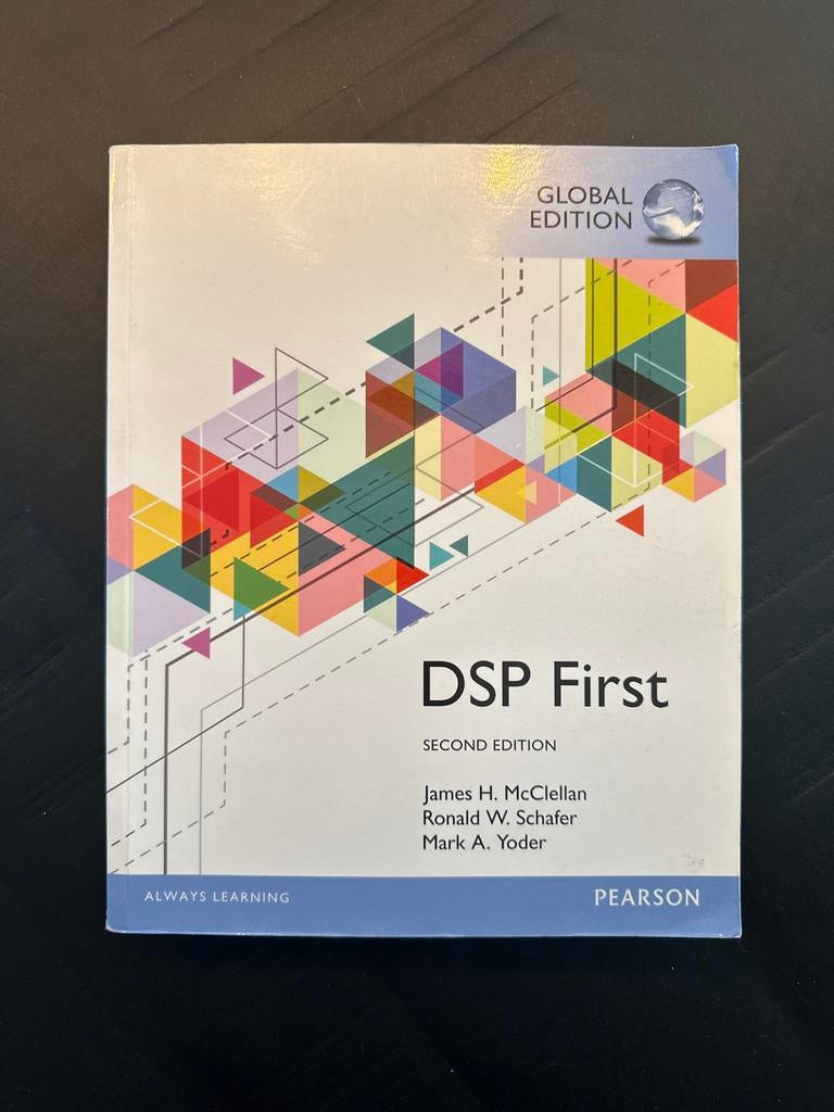 DSP First Global Edition - Second Edition, Ophalen of Verzenden, Beta, Gelezen, HBO