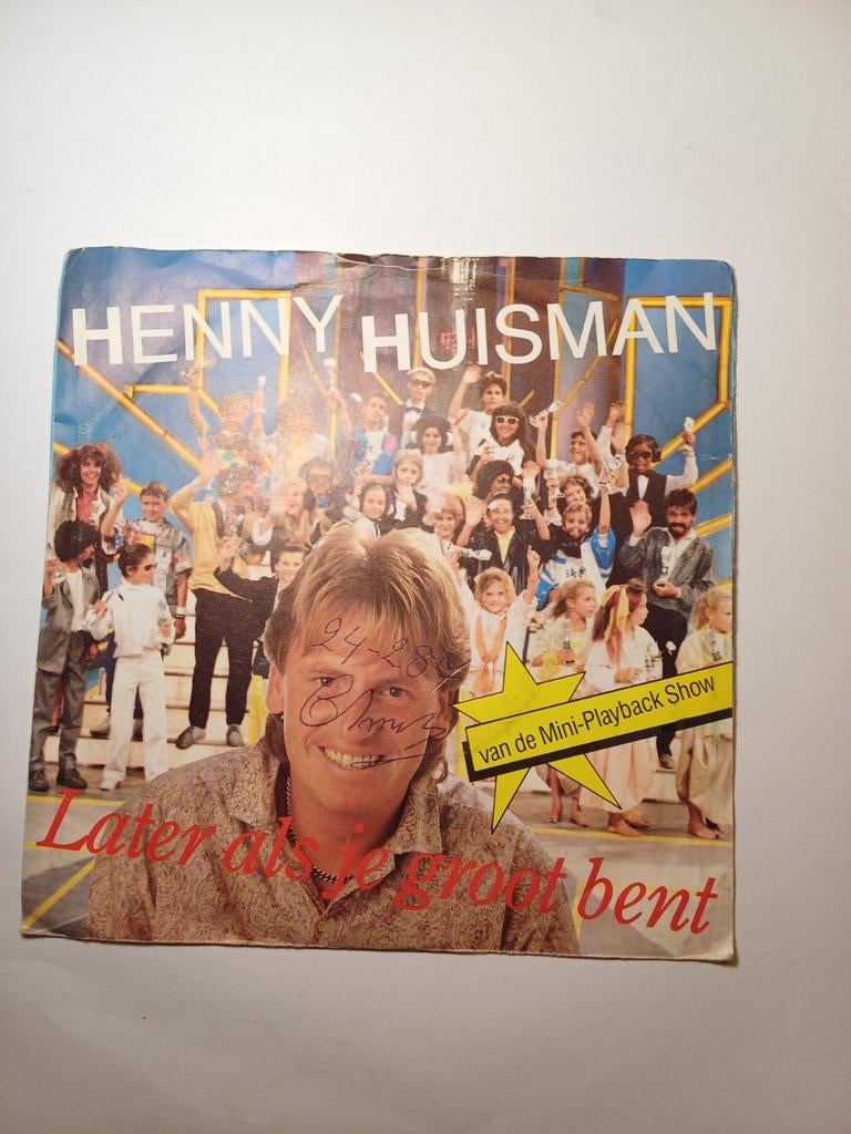 Henny Huisman - Later als je groot bent, Cd's en Dvd's, Vinyl Singles, 7 inch, Single, Ophalen of Verzenden, Zo goed als nieuw