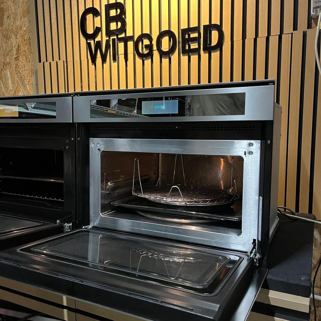 Luxe Bauknecht set combi oven en combi magnetron TFT display, Witgoed en Apparatuur, Zo goed als nieuw, Oven met grill, Inbouw