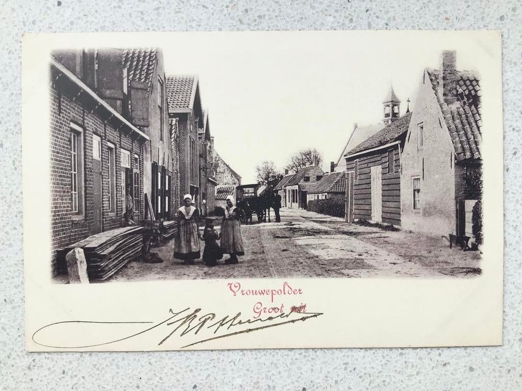 Vrouwepolder Vrouwenpolder, Ophalen of Verzenden, Voor 1920, Ongelopen, Zeeland