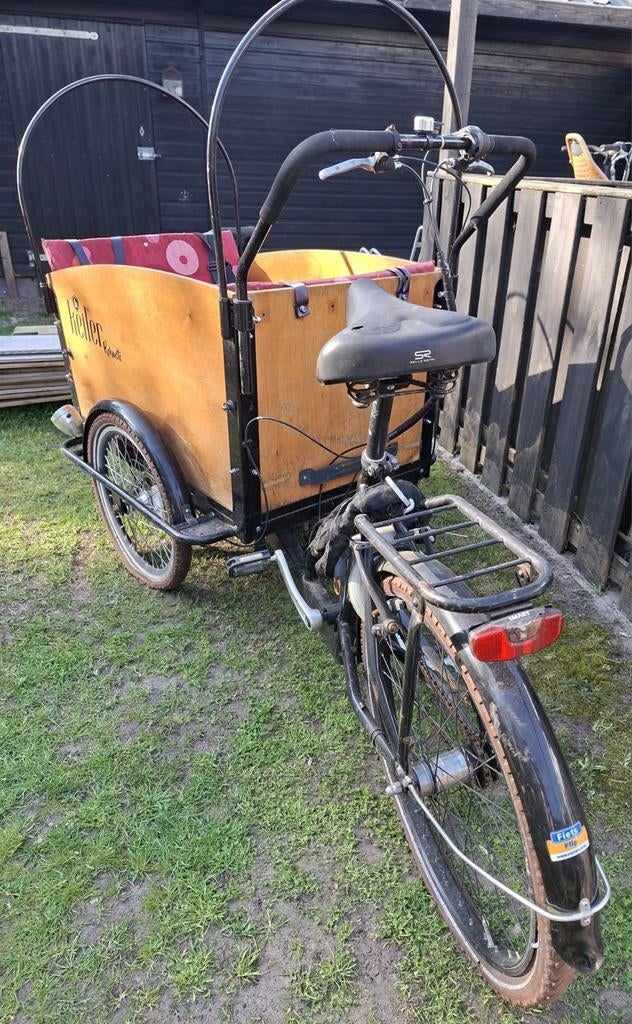 Keiler Robusto Bakfiets, Fietsen en Brommers, 4 kinderen of meer, Gebruikt, Trommelrem, Ophalen