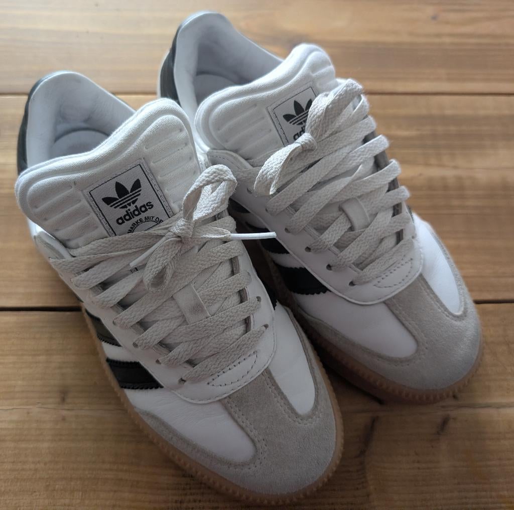 Adidas Samba XLG Sneakers - Maat 38 2/3, Wit, Ophalen of Verzenden, Sneakers of Gympen, Zo goed als nieuw