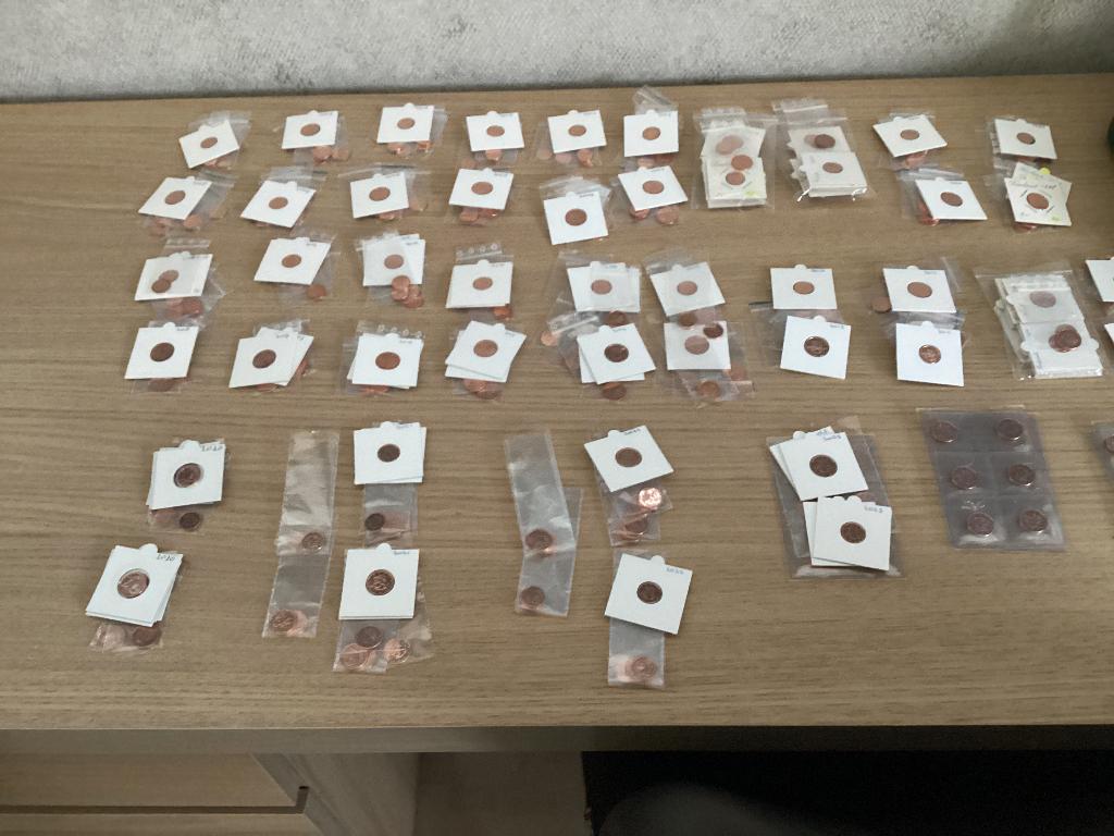 Finland 1 en 2 cent complete serie 1999 t/m 2025 unc/bu, Ophalen of Verzenden, Finland