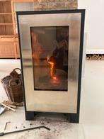 Vrijstaande Houthaard met RVS Afwerking - Nestor Martin FH33, Huis en Inrichting, Haarden, Ophalen, Gebruikt, Vrijstaande haard