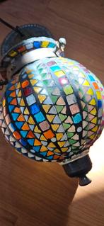 Kleurrijke oosterse lamp, Ophalen of Verzenden