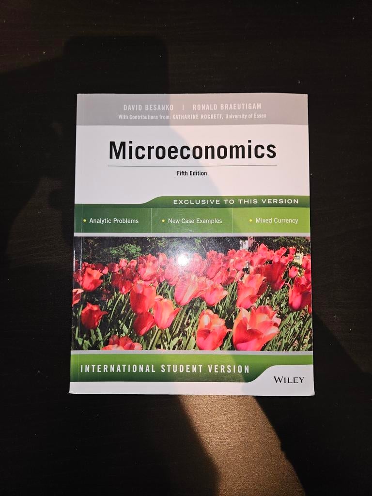 Microeconomics, Diverse auteurs, Ophalen of Verzenden, Beta, WO