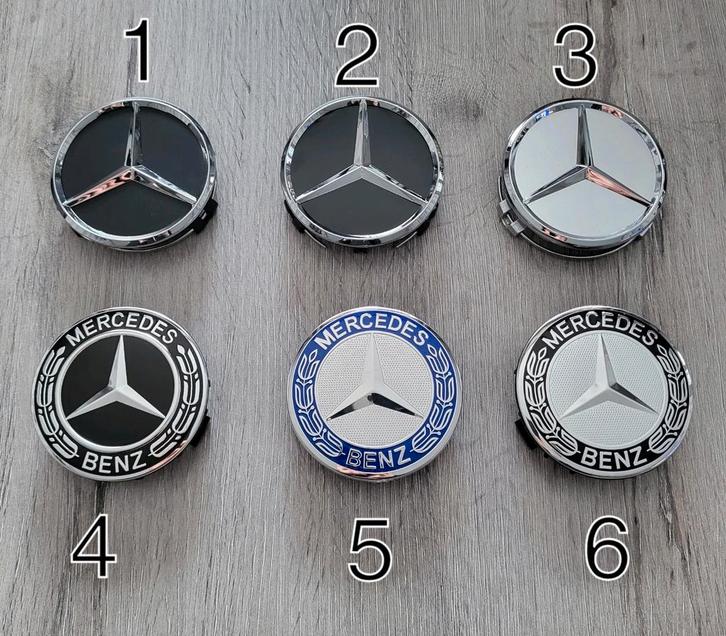 MERCEDES naafdoppen 75mm 68mm 60mm NIEUW, Auto diversen, Wieldoppen, Nieuw, Ophalen of Verzenden