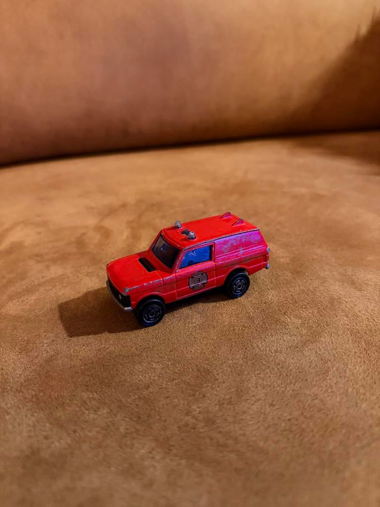 Vintage Majorette Range Rover Rescue Unit Diecast Model, Ophalen of Verzenden, Gebruikt, Auto