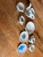 Mini theeserviesje met bloemmotief, Ophalen, Gebruikt, Keramiek, Overige stijlen