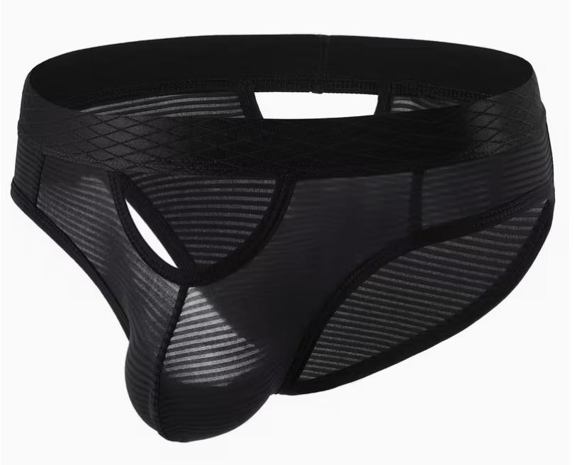 Slip met opening voor en achter, maat XL, nieuw gay / hetero, Ophalen of Verzenden, Zwart, Slip