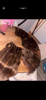 Real human hair extensions, Ophalen of Verzenden, Zo goed als nieuw, Pruik of Haarverlenging
