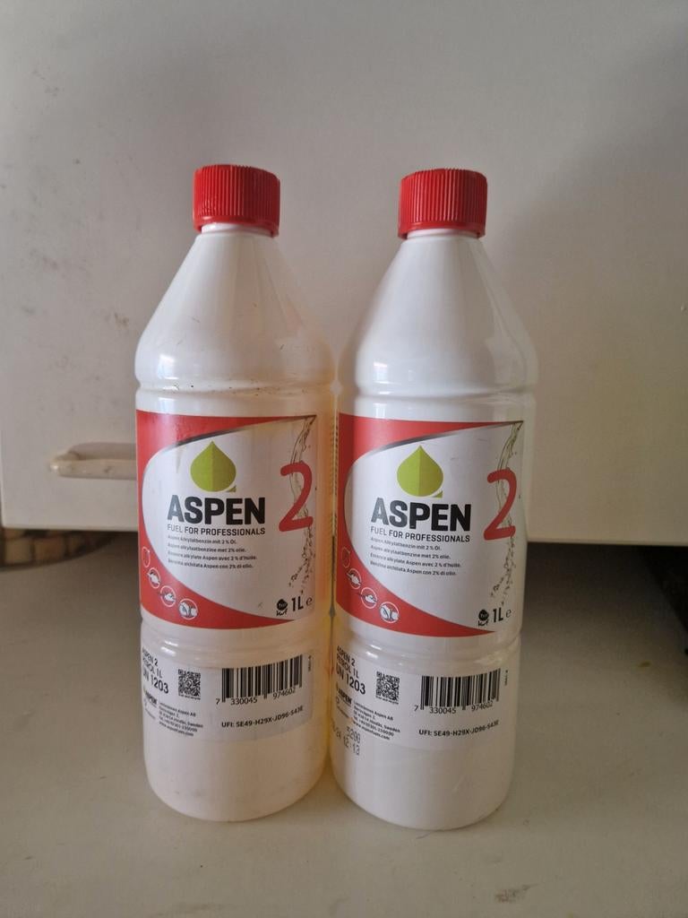Aspen 2-takt brandstof 1L - 2 flessen, Ophalen, Nieuw