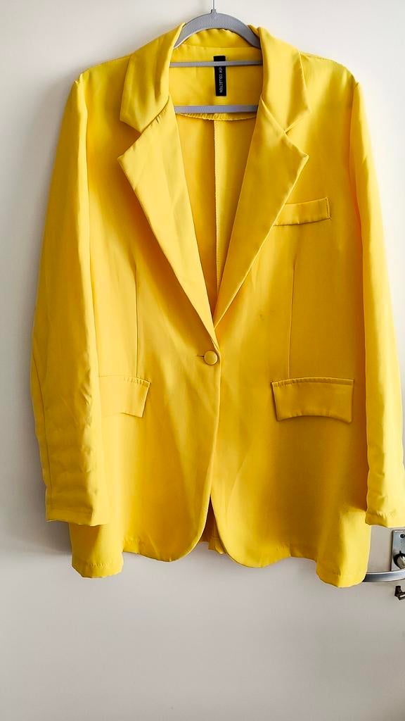 Prachtige blazer, Ophalen of Verzenden, Zo goed als nieuw, Maat 46/48 (XL) of groter, Geel