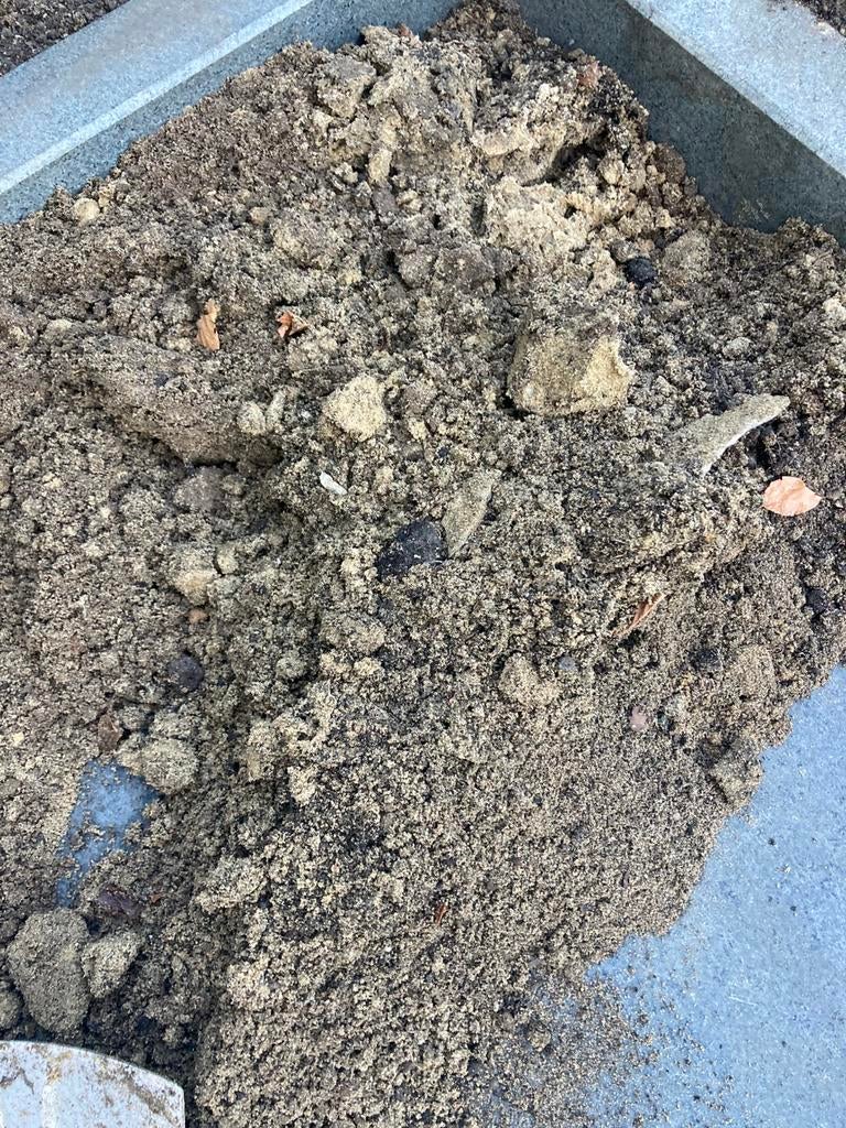 Gemengd geel zand, Tuin en Terras, Zand, Ophalen of Verzenden, Gebruikt, Ophoogzand