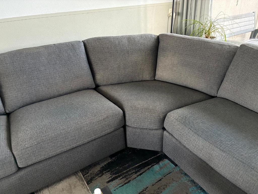 Hoekbank, Ophalen, Gebruikt, Stof, Modern