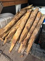 Gepunte houten paaltjes - 50 stuks, Ophalen, Gebruikt, Minder dan 180 cm, Palen