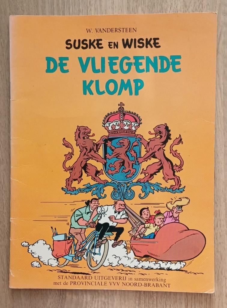 De vliegende klomp. 1975, Suske en Wiske. Recl. uitgave, Boeken, Gelezen, Willy Vandersteen e.a., Verzenden, Eén stripboek