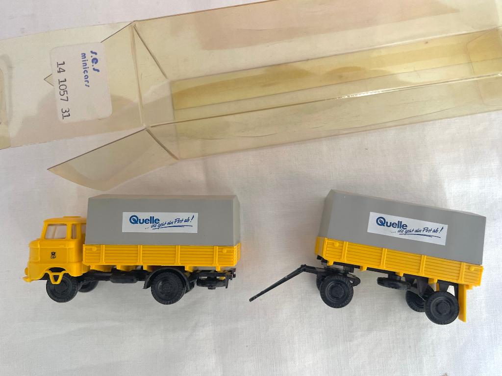 Ses 14105731: IFA combinatie "Quelle ...da geht die Post ab", Ophalen of Verzenden, Zo goed als nieuw, Bus of Vrachtwagen