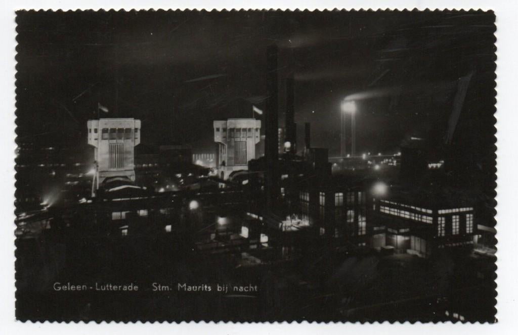 Geleen Lutterade Stm Maurits bij nacht, Ophalen, 1960 tot 1980, Ongelopen, Limburg