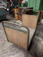 Magazijn kar transport wagen plattekar platformwagen, Doe-het-zelf en Verbouw, Transportwagens, 100 liter of meer, Ophalen, Gebruikt