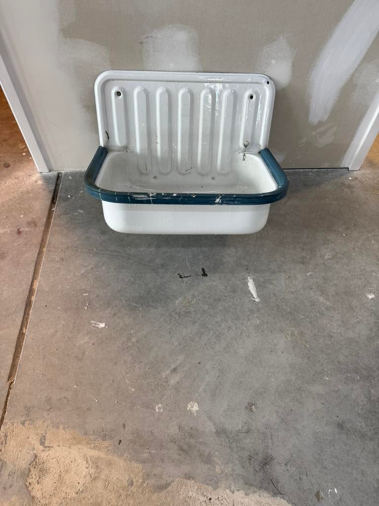 Was trog/ wasbak, Ophalen, Gebruikt, Rvs, Wastafel