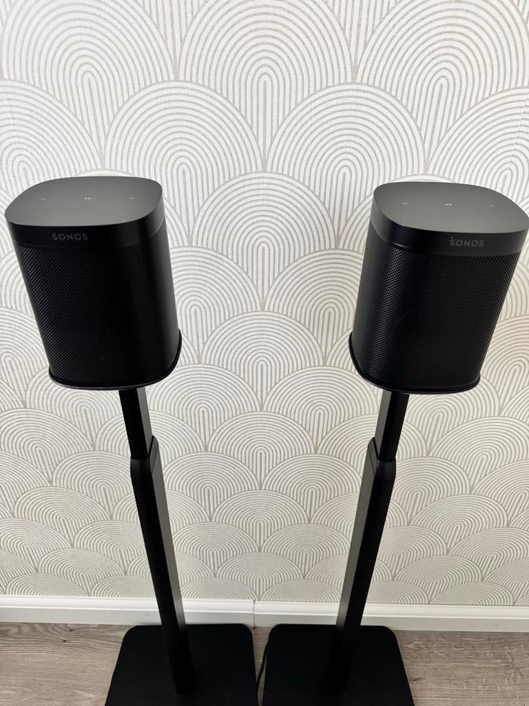 Sonos One SL speakers met standaard, Ophalen of Verzenden, Zo goed als nieuw, Sonos, Minder dan 60 watt