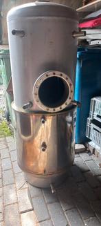 Roestvrij stalen vat 200 liter (met 2 warmte wissellaars), 150 liter of meer, Ophalen, Gebruikt, Metaal
