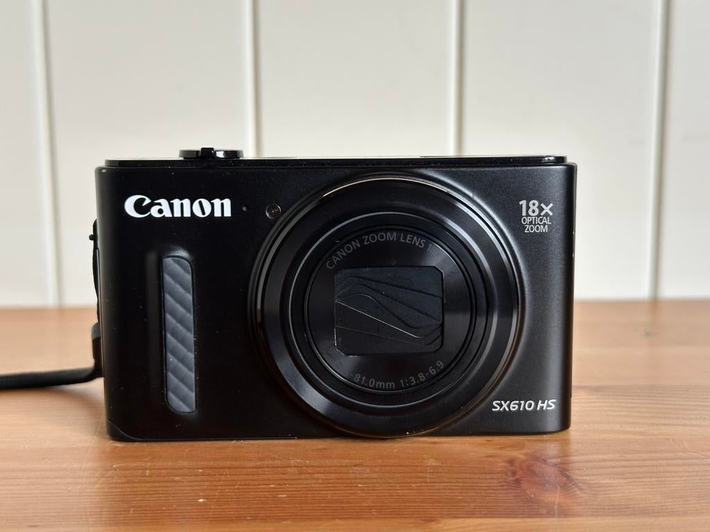Canon SX610 HS Premium Compactcamera 18x optische zoom, Audio, Tv en Foto, Fotocamera's Digitaal, Ophalen of Verzenden, Gebruikt
