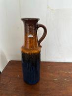 Vintage Carstens W-Germany vaas 7555-42, bruin/blauw, Ophalen of Verzenden