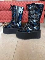 Demonia Cult • Damned 225 | Holo | Vegan Leather | maat 38, Ophalen, Zwart, Overige typen, Zo goed als nieuw