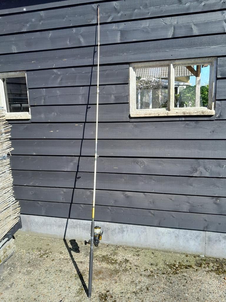 Boot hengel/zeehengel zgan., Watersport en Boten, Hengelsport | Zeevissen, Ophalen of Verzenden, Zo goed als nieuw, Werphengel