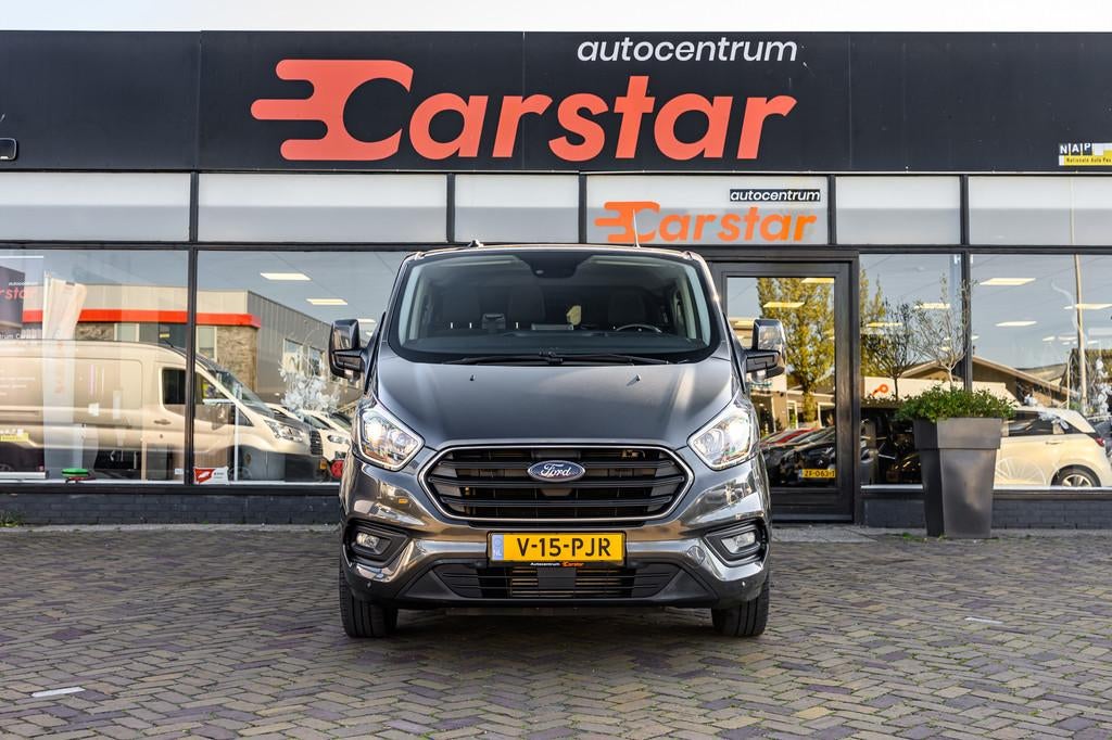 Ford TRANSIT CUSTOM 300 2.0 TDCI L1H1 Limited DC|Trekhk|Came, Auto's, Euro 6, 4 cilinders, Bedrijf, Diesel