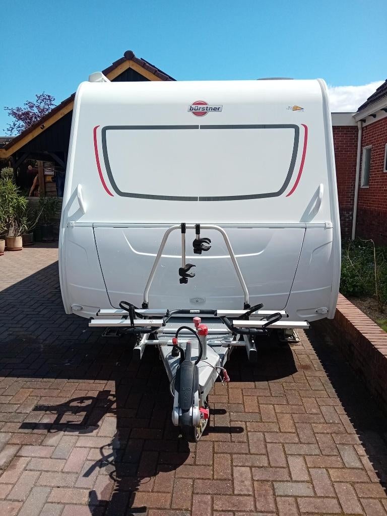 Burstner Premio 460TS, Caravans en Kamperen, Caravans, Particulier, tot en met 4, 1000 - 1250 kg, Rondzit, Bürstner, Frans bed