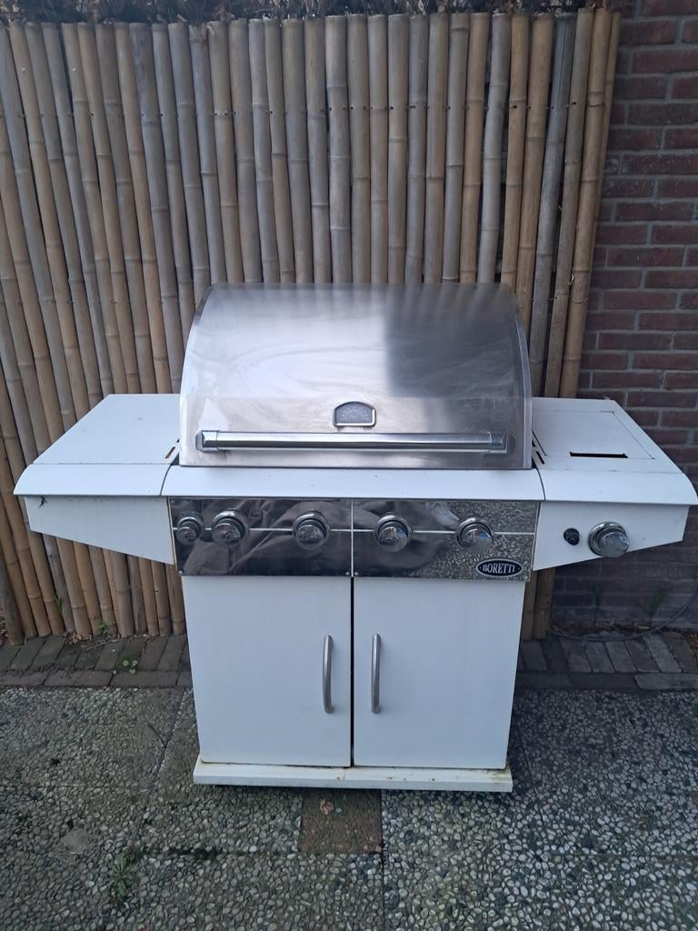 Boretti gas bbq Inc gastank en hoes, Ophalen, Gebruikt, Boretti