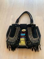 Grote schoudertas suede hippie bobo ibiza nieuw, Ophalen of Verzenden, Nieuw, Zwart, Shopper