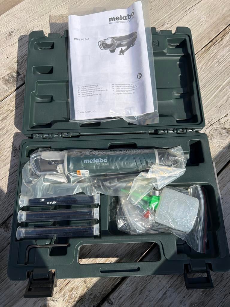 Metabo DKS 10 Set perslucht carrosseriezaag nieuw in koffer, Ophalen of Verzenden, Nieuw