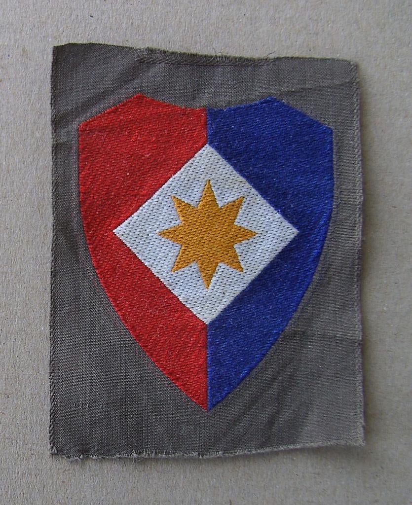 embleem Staf 1e Legerkorps, Ophalen of Verzenden, Landmacht, Nederland, Embleem of Badge