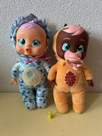 Cry Babies Tiny Cuddles dino en papaya, Ophalen of Verzenden, Zo goed als nieuw, Babypop