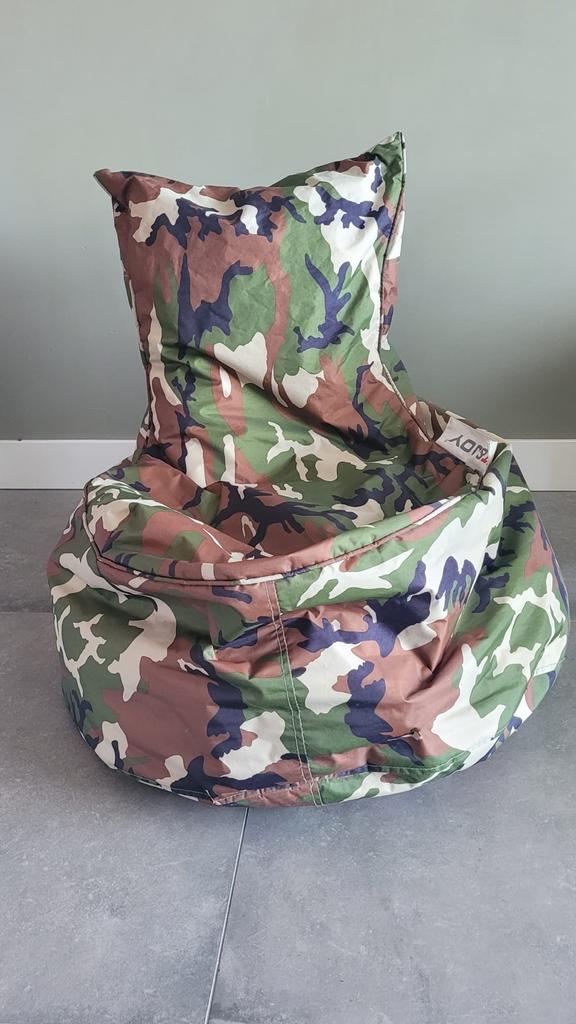 Sit&joy zitzak camouflage, Ophalen, Gebruikt, Overige kleuren, Zitzak