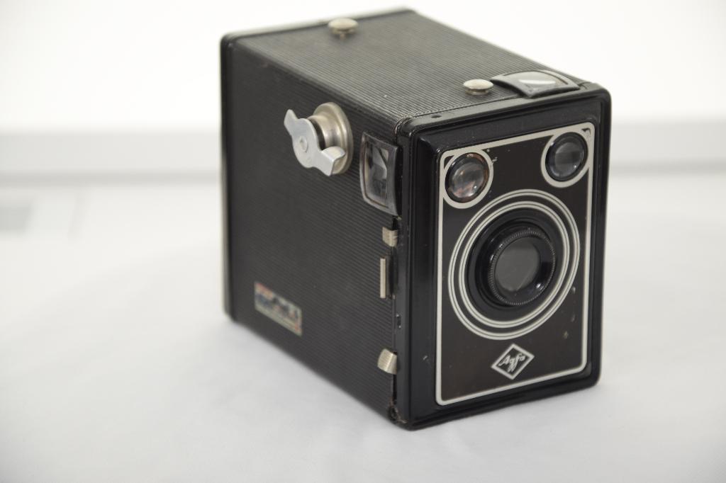 Antieke Agfa Box CameraPrachtig Decoratief of voor Collectie, Audio, Tv en Foto, Fotocamera's Analoog, Ophalen of Verzenden, Gebruikt