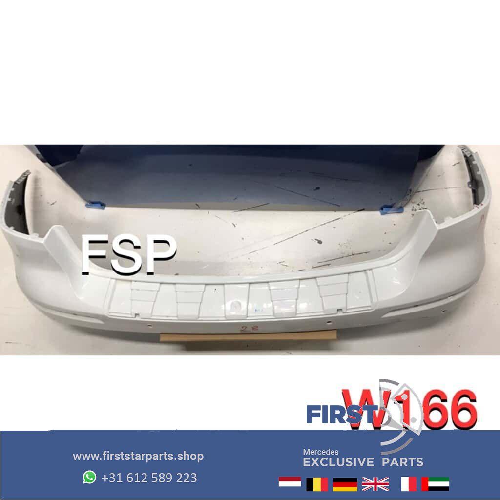 W166 Achterbumper wit Origineel Mercedes 166, Gebruikt, -, Ophalen of Verzenden, Achter