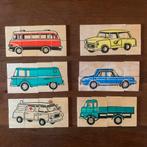 Vero houten puzzeltjes DDR 6 voertuigen 1960, Ophalen of Verzenden, Zo goed als nieuw