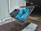 Verkoop display, krattenrek kantelbaar groente fruit markt, Huis en Inrichting, Ophalen, Zo goed als nieuw
