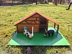 Houten stal voor kinderen inclusief 2 koeien, Ophalen, Gebruikt, Jongen of Meisje