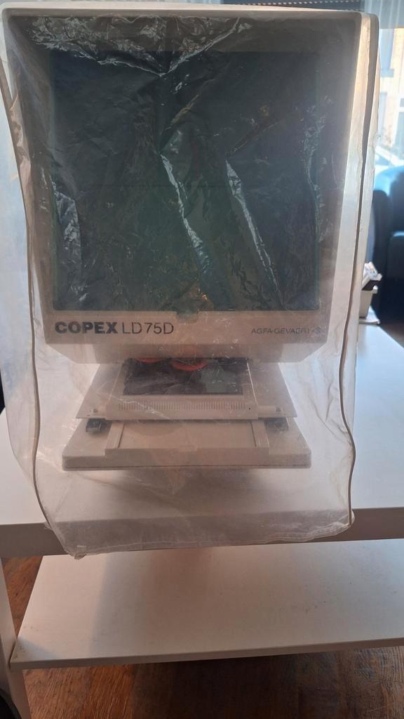 AGFA-GEVAERT COPEX LD75D Microfilm Lezer, Audio, Tv en Foto, Diaprojectors, Zo goed als nieuw, Met scherm, Ophalen of Verzenden