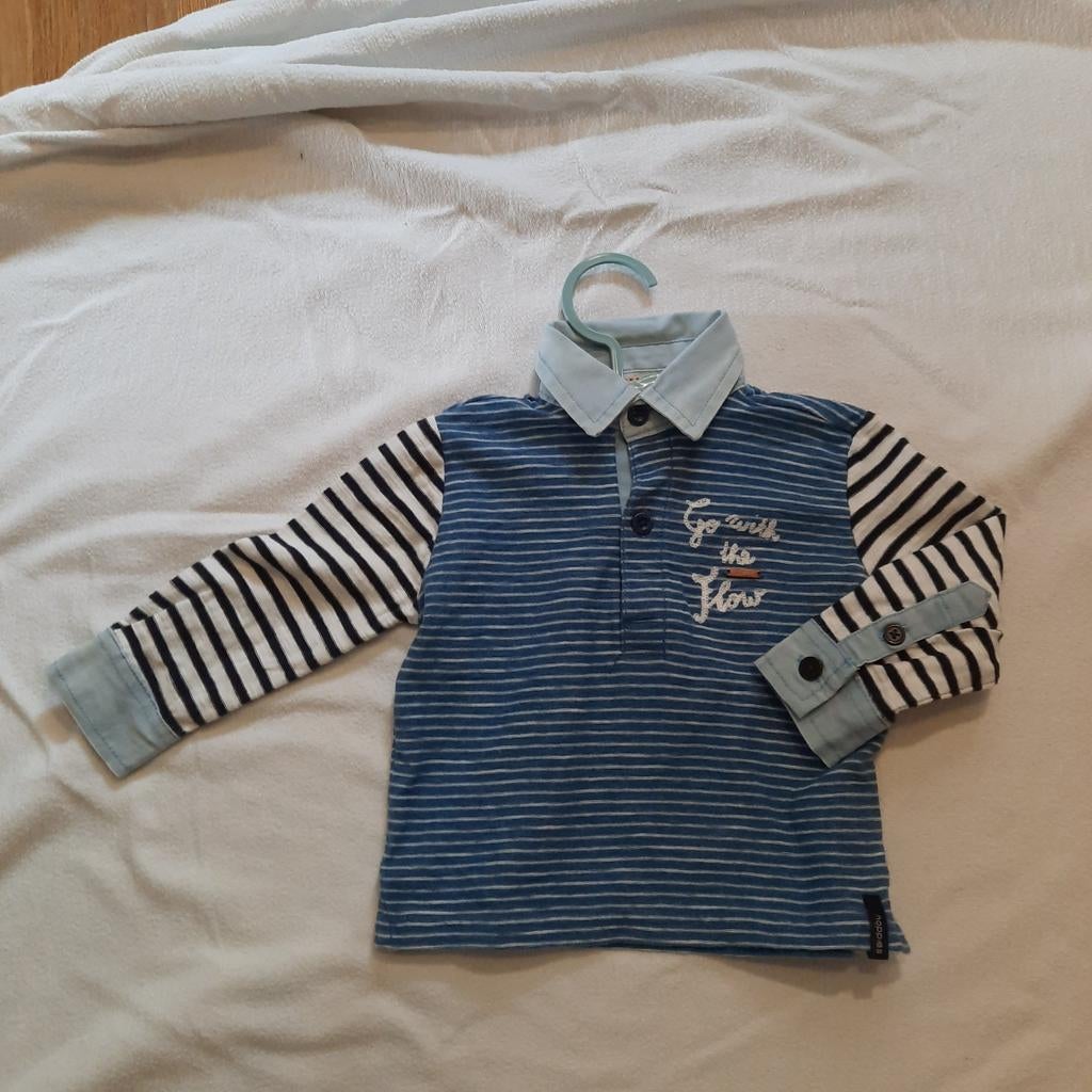 Leuk shirt met lange mouwen maat 74, Kinderen en Baby's, Babykleding | Maat 74, Gebruikt, Jongetje of Meisje, Ophalen of Verzenden