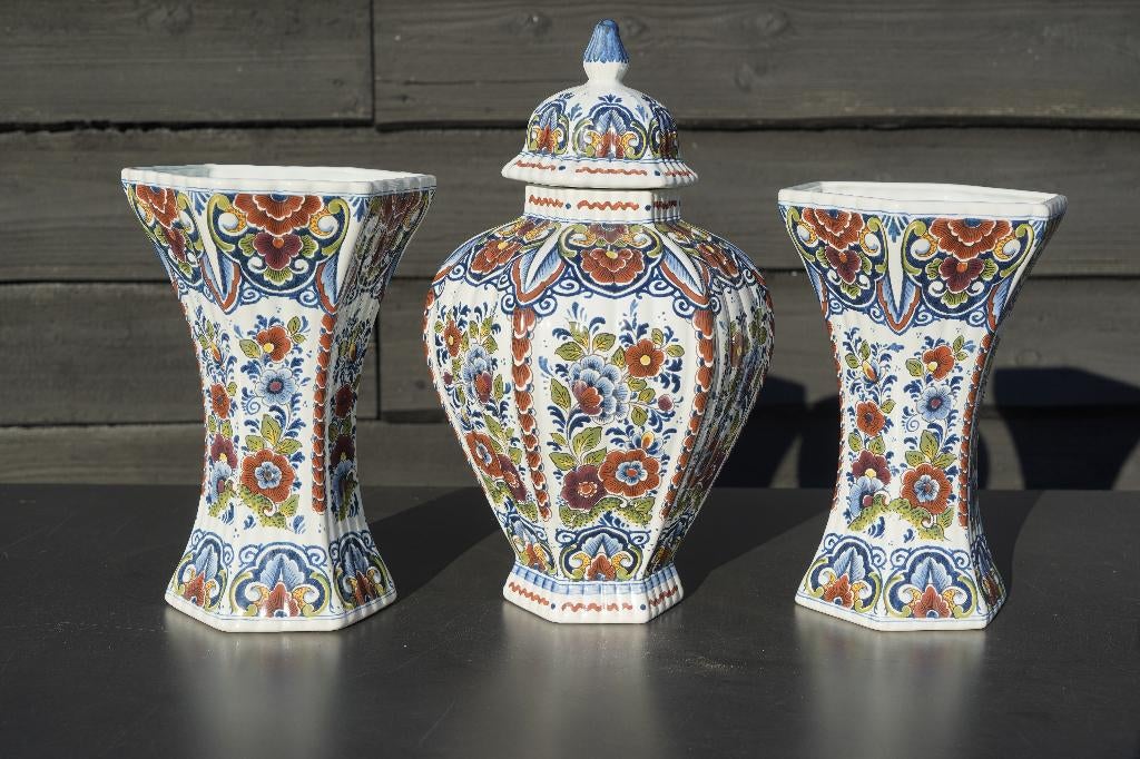 3 delig kaststel Delfsblauw, Ophalen of Verzenden