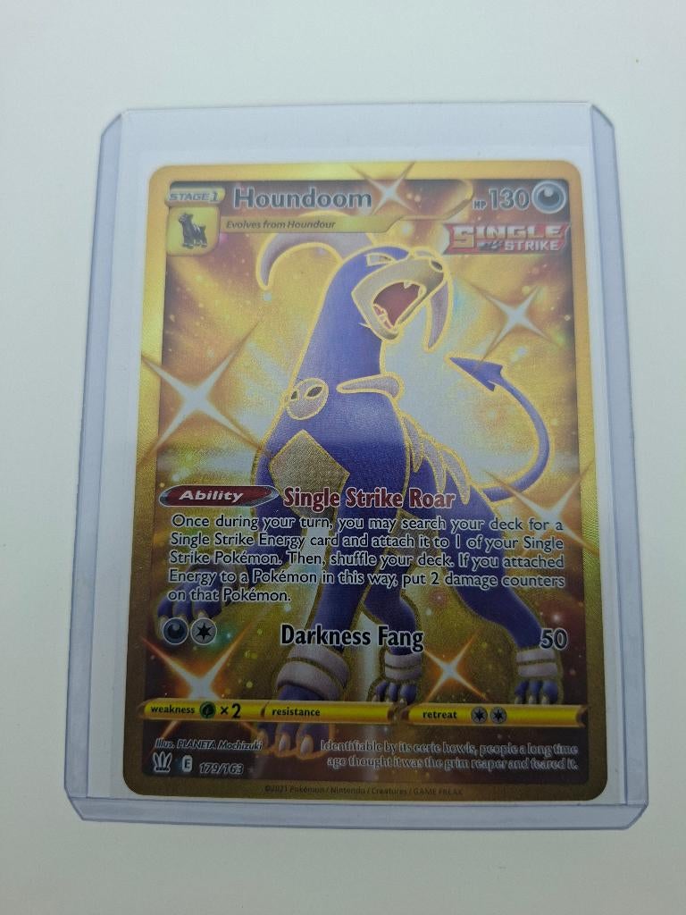 Houndoom 179/163, Hobby en Vrije tijd, Verzamelkaartspellen | Pokémon, Ophalen of Verzenden, Zo goed als nieuw