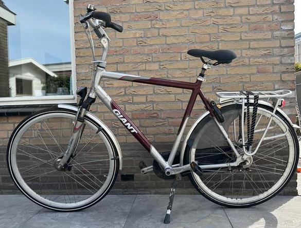 Giant Herenfiets, Fietsen en Brommers, Fietsen | Heren | Herenfietsen, Ophalen, Gebruikt, Versnellingen, Giant